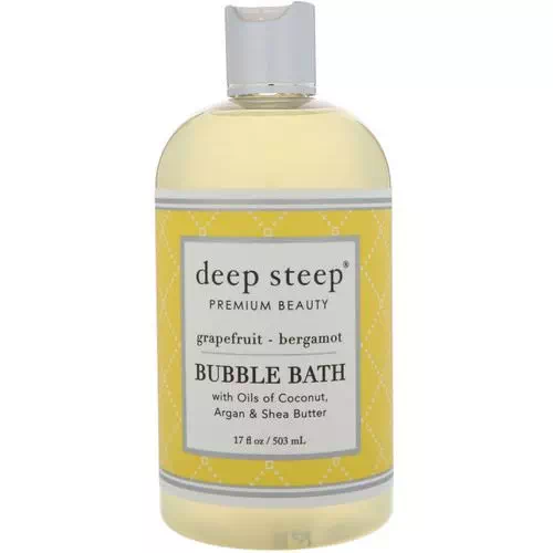 Deep Steep, Bubble Bath, Grapefruit - Bergamot, 17 fl oz (503 ml) Review