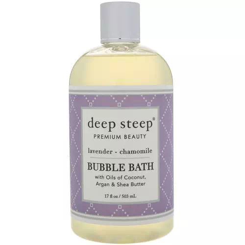 Deep Steep, Bubble Bath, Lavender - Chamomile, 17 fl oz (503 ml) Review