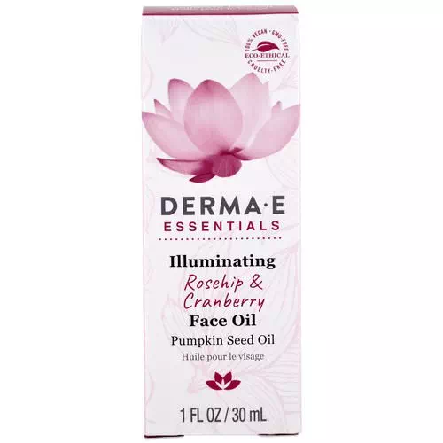 Derma E, Illuminating Face Oil, Rosehip & Cranberry, 1 fl oz (30 ml) Review