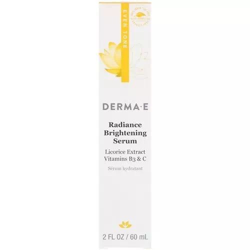 Derma E, Radiance Brightening Serum, Even Tone, 2 fl oz (60 ml) Review