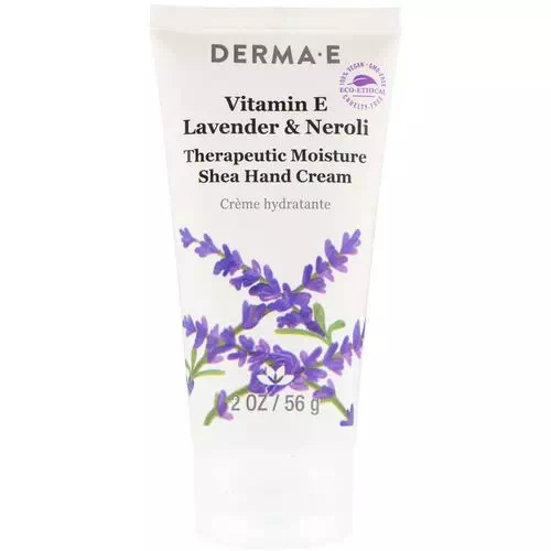 Derma E, Therapeutic Moisture Shea Hand Cream, Vitamin E, Lavender & Neroli, 2 oz (56 g) Review