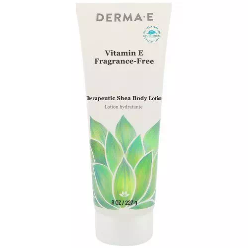 Derma E, Vitamin E Intensive Therapeutic Shea Body Lotion, Fragrance-Free, 8 fl oz (227 ml) Review