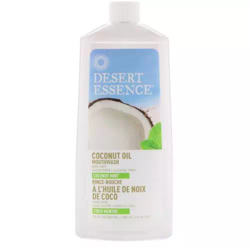 Desert Essence, Coconut Oil Mouthwash, Coconut Mint, 16 fl oz (480 ml) Review