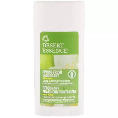 Desert Essence, Deodorant, Spring Fresh, 2.5 oz (70 ml) Review