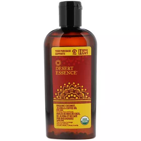 Desert Essence, Body, Massage Oil Blends, Hair, Scalp Care
