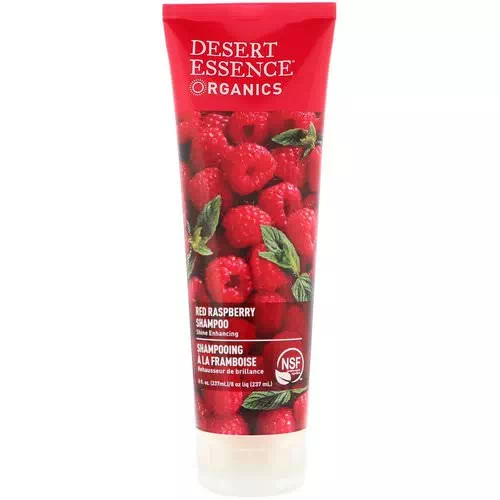 Desert Essence, Organics, Shampoo, Red Raspberry, 8 fl oz (237 ml) Review
