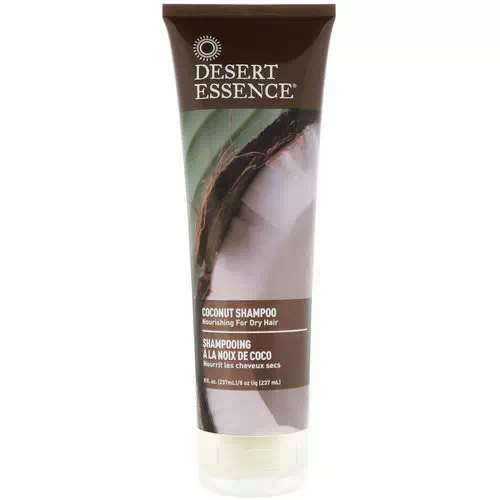 Desert Essence, Shampoo, Nourishing for Dry Hair, Coconut, 8 fl oz (237 ml) Review