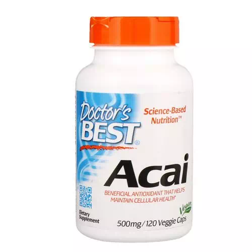 Doctor's Best, Acai, 500 mg, 120 Veggie Caps Review