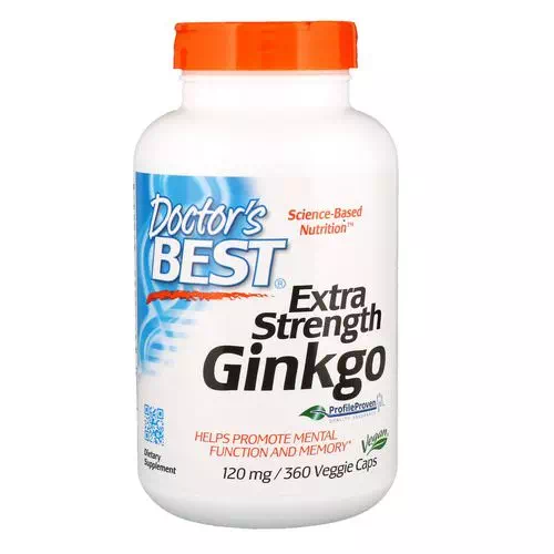 Doctor's Best, Extra Strength Ginkgo, 120 mg, 360 Veggie Caps Review