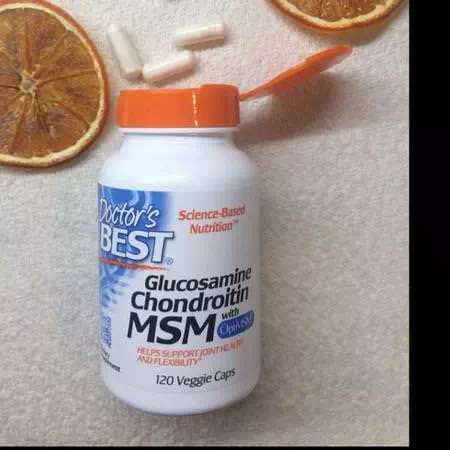 Doctor's Best, Glucosamine Chondroitin MSM with OptiMSM, 120 Veggie Caps Review