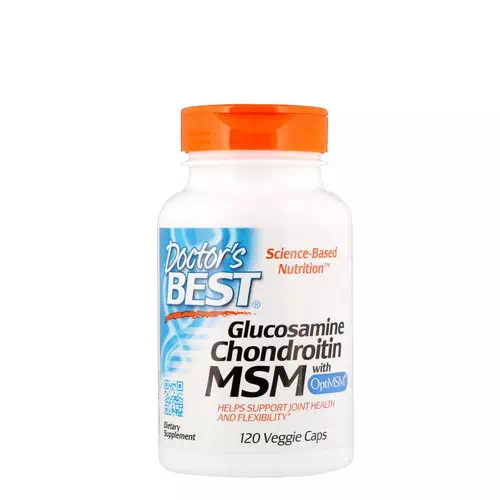 Doctor's Best, Glucosamine Chondroitin MSM with OptiMSM, 120 Veggie Caps Review