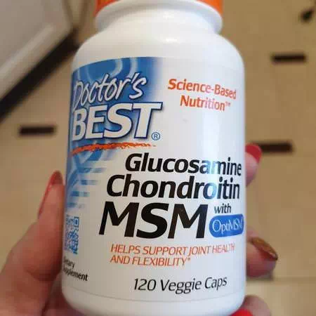 Doctor's Best, Glucosamine Chondroitin MSM with OptiMSM, 240 Veggie Caps Review
