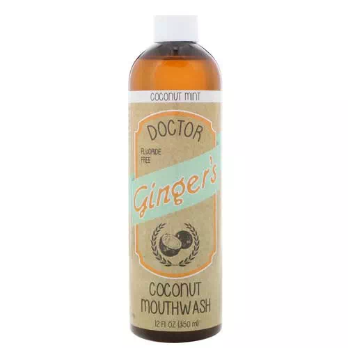 Dr. Ginger's, Coconut Mouthwash, Coconut Mint, 12 fl oz (350 ml) Review