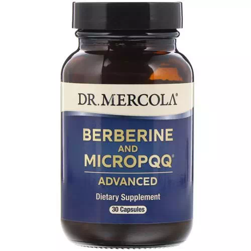 Dr. Mercola, Berberine and MicroPQQ Advanced, 30 Capsules Review
