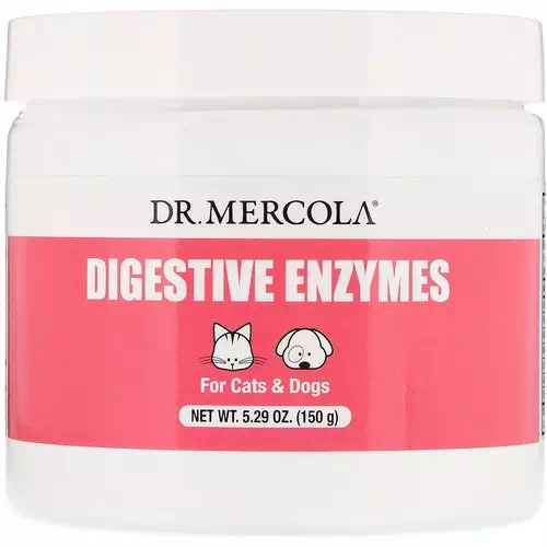Dr. Mercola, Digestive Enzymes, For Cats & Dogs, 5.29 oz (150 g) Review