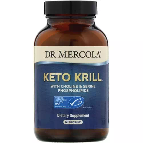 Dr. Mercola, Keto Krill with Choline & Serine Phospholipids, 60 Capsules Review