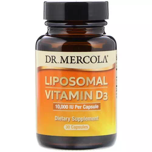 Dr. Mercola, Liposomal Vitamin D3, 10,000 IU, 30 Capsules Review