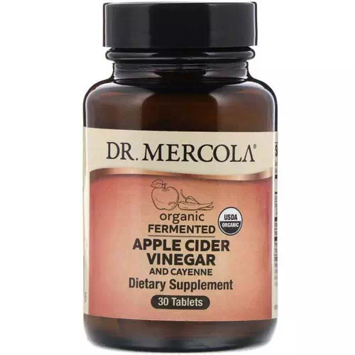 Dr. Mercola, Organic Fermented Apple Cider Vinegar and Cayenne, 30 Tablets Review