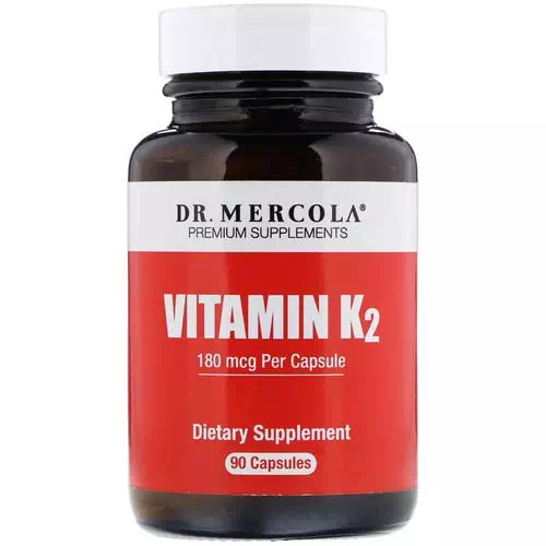 Dr. Mercola, Vitamin K2, 180 mcg, 90 Capsules Review