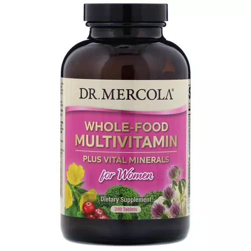 Dr. Mercola, Whole-Food Multivitamin Plus Vital Minerals for Women, 240 Tablets Review