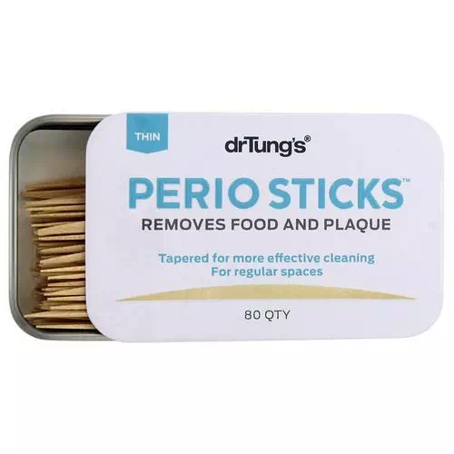 Dr. Tung's, Perio Sticks, Thin, 80 Sticks Review