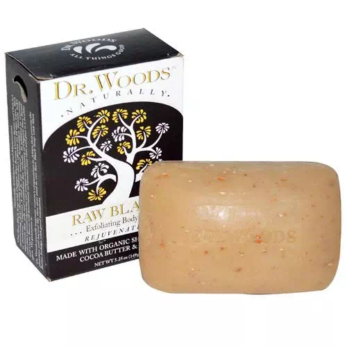 Dr. Woods, Shea Butter Soap, Raw Black, 5.25 oz (149 g) Review