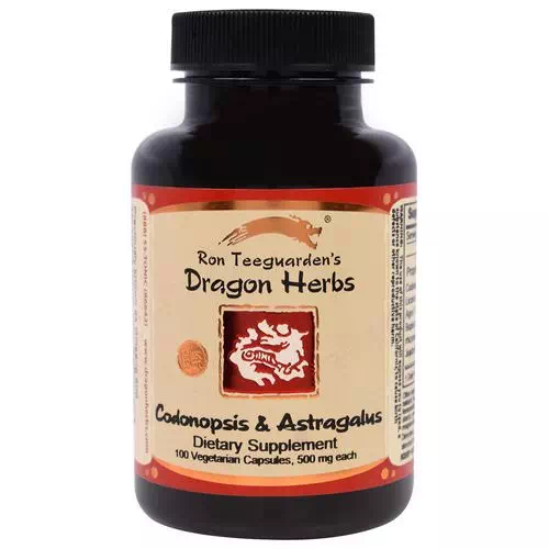 Dragon Herbs, Codonopsis & Astragalus, 500 mg, 100 Veggie Caps Review