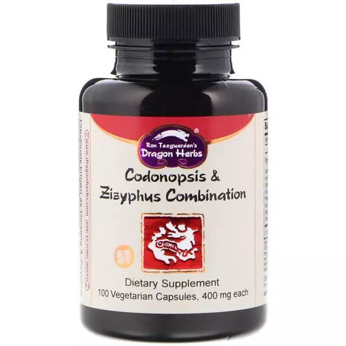 Dragon Herbs, Codonopsis & Zizyphus Combination, 400 mg, 100 Veggie Caps Review