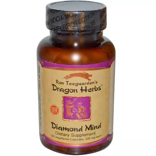 Dragon Herbs, Diamond Mind, 500 mg Each, 100 Veggie Caps Review