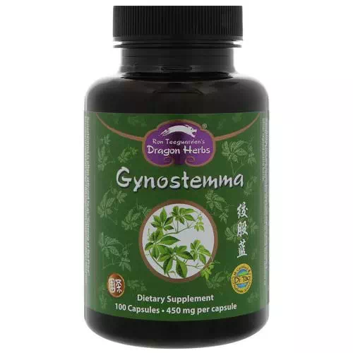 Dragon Herbs, Gynostemma, 450 mg, 100 Capsules Review