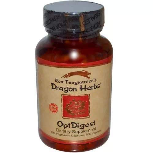 Dragon Herbs, OptDigest, 500 mg, 100 Veggie Caps Review