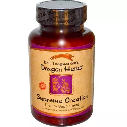 Dragon Herbs, Supreme Creation, 500 mg, 100 Veggie Caps Review