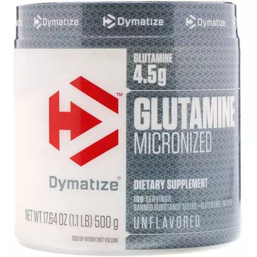 Dymatize Nutrition, Glutamine Micronized, Unflavored, 17.64 oz (500 g) Review
