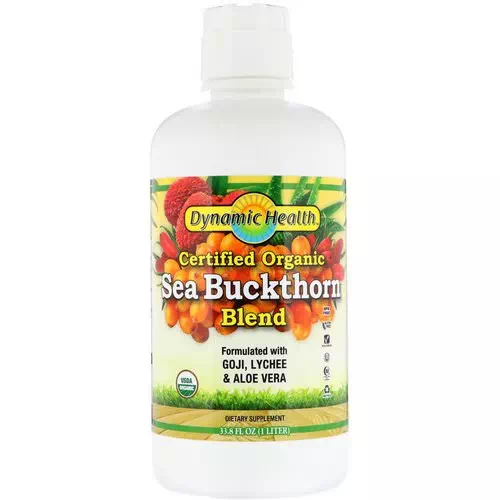 Dynamic Health Laboratories, Certified Organic Sea Buckthorn Blend, 33.8 fl oz (1 l) Review