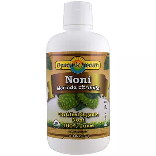 Dynamic Health Laboratories, Organic Certified Noni, 100% Juice, 32 fl oz (946 ml) Review