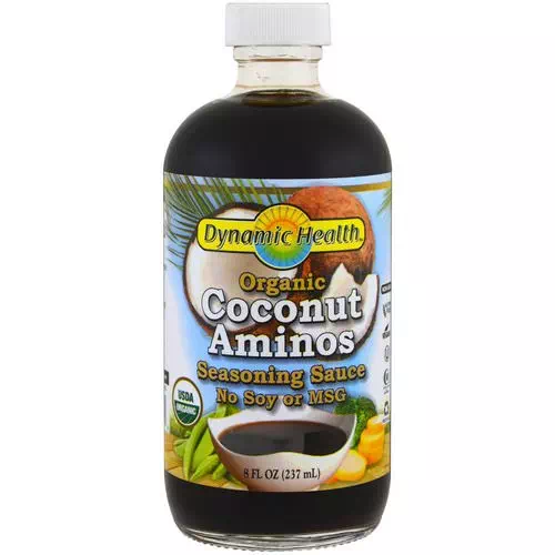 Dynamic Health Laboratories, Organic Coconut Aminos, Seasoning Sauce, 8 fl oz (237 ml) Review