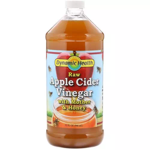 Dynamic Health Laboratories, Raw Apple Cider Vinegar with Mother & Honey, 32 fl oz (946 ml) Review