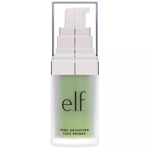 E.L.F, Tone Adjusting Face Primer, Neutralizing Green, 0.48 oz (13.7 g) Review