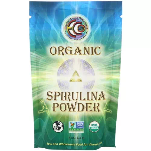 Earth Circle Organics, Organic Spirulina Powder, 4 oz (113 g) Review