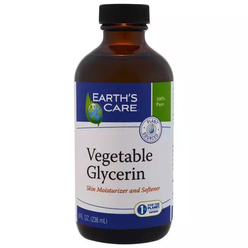 Earth's Care, Vegetable Glycerin, 8 fl oz (236 ml) Review