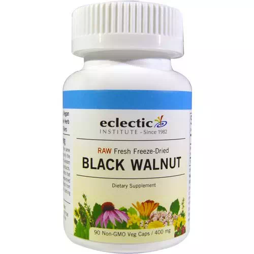 Eclectic Institute, Black Walnut, 400 mg, 90 Veggie Caps Review