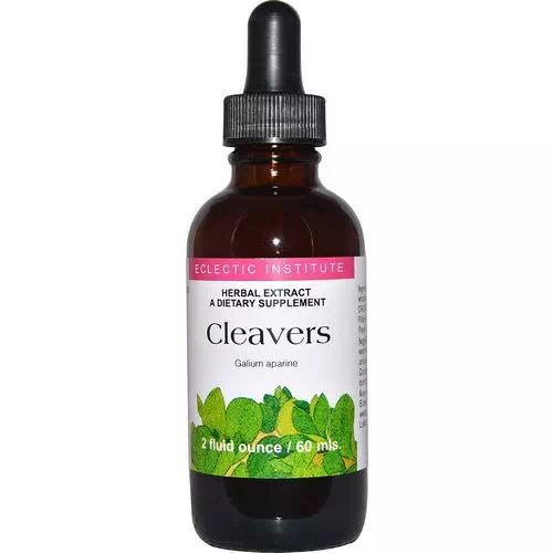 Eclectic Institute, Cleavers, 2 fl oz (60 ml) Review