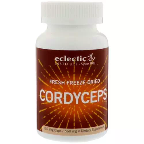 Eclectic Institute, Fresh Freeze-Dried Cordyceps, 560 mg, 120 Veg Caps Review