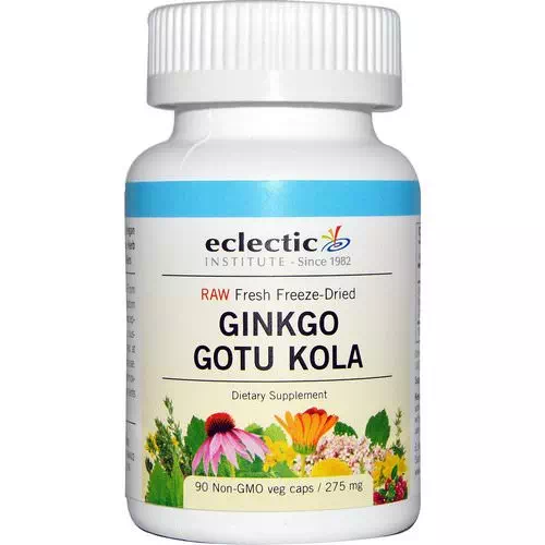 Eclectic Institute, Ginkgo Gotu Kola, 275 mg, 90 Non-GMO Veggie Caps Review