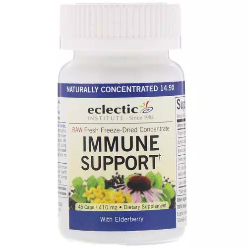 Eclectic Institute, Immune Support, 410 mg, 45 Caps Review