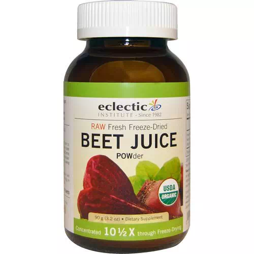 Eclectic Institute, Organic, Beet Juice POWder, 3.2 oz (90 g) Review