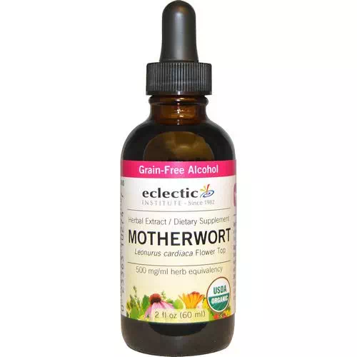 Eclectic Institute, Organic Motherwort, 2 fl oz (60 ml) Review