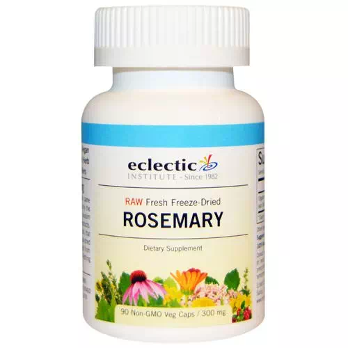 Eclectic Institute, Rosemary, 300 mg, 90 Veggie Caps Review