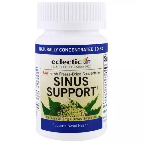 Eclectic Institute, Sinus Support, 310 mg, 45 Caps Review