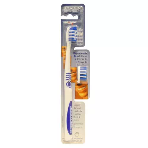Eco-Dent, Terradent Med5, Adult 31, Medium, 1 Toothbrush, 1 Spare Brush Head Review